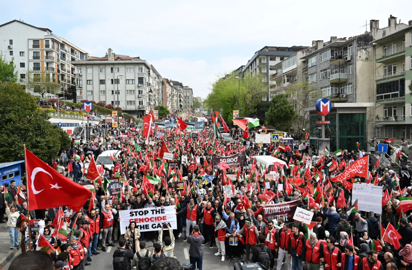 İstanbulda nümayiş